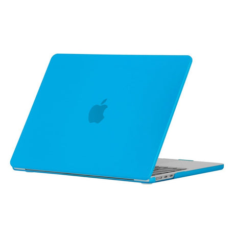 MacBook Air 13" M5/M4/M3/M2 (2026-2022) Mat Plastik Cover - Blå