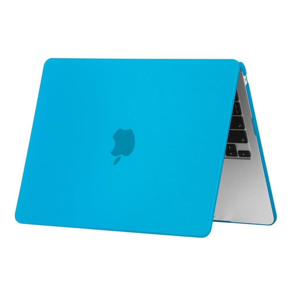 MacBook Air 13" M5/M4/M3/M2 (2026-2022) Mat Plastik Cover - Blå