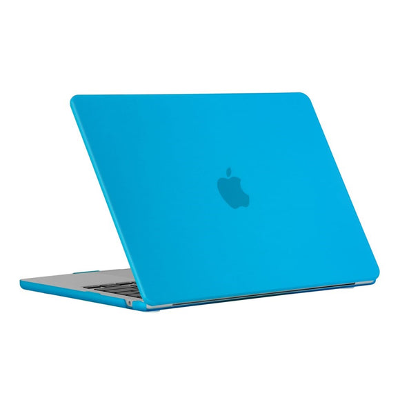 MacBook Air 13" M5/M4/M3/M2 (2026-2022) Mat Plastik Cover - Blå