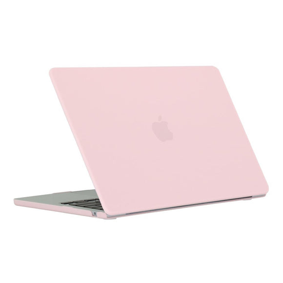 MacBook Air 13" M5/M4/M3/M2 (2026-2022) Mat Plastik Cover - Lyserød