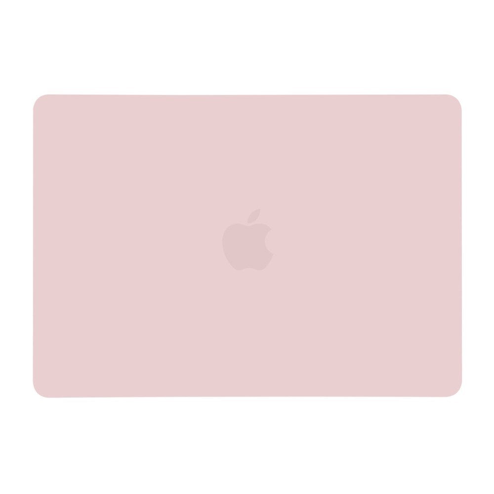 MacBook Air 13" M5/M4/M3/M2 (2026-2022) Mat Plastik Cover - Lyserød