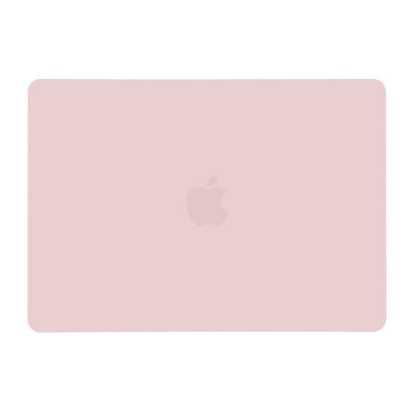 MacBook Air 13" M5/M4/M3/M2 (2026-2022) Mat Plastik Cover - Lyserød