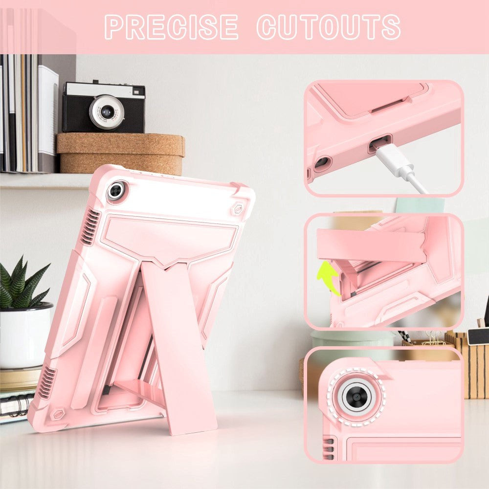 Lenovo Tab M10 (3. Gen) 10.1" (TB-328F/TB-328X) Håndværker Cover m. Kickstand - Lyserød