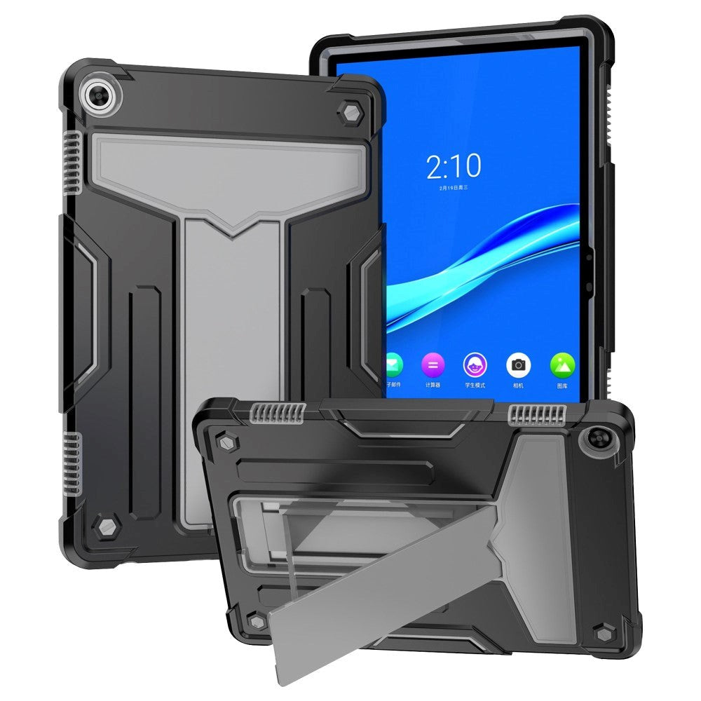 Lenovo Tab M10 (3. Gen) 10.1" (TB-328F/TB-328X) Håndværker Cover m. Kickstand - Sort / Grå