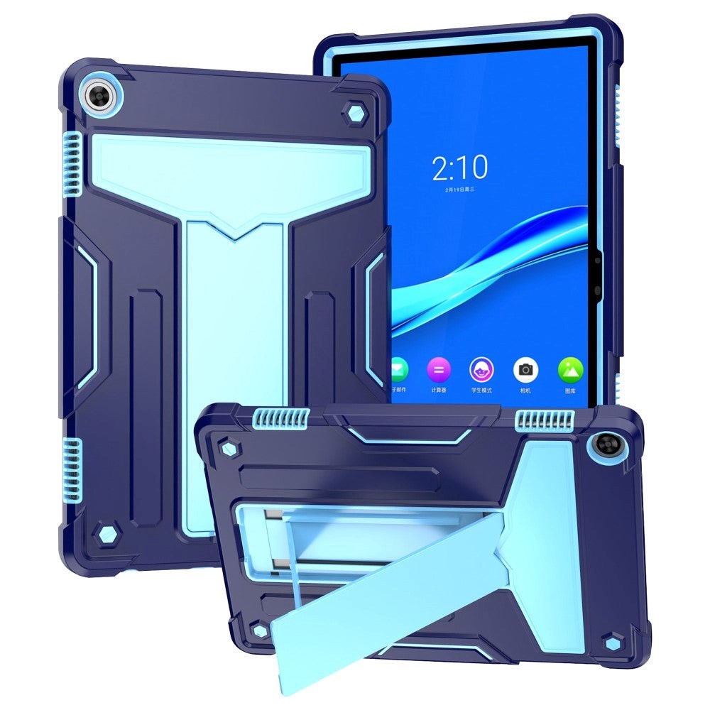 Lenovo Tab M10 (3. Gen) 10.1" (TB-328F/TB-328X) Håndværker Cover m. Kickstand - Blå / Lyseblå