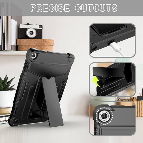 Lenovo Tab M10 (3. Gen) 10.1" (TB-328F/TB-328X) Håndværker Cover m. Kickstand - Sort