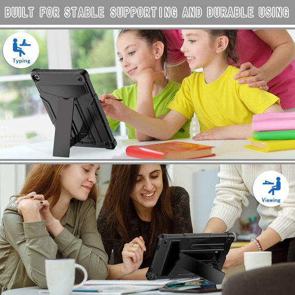 Lenovo Tab M10 (3. Gen) 10.1" (TB-328F/TB-328X) Håndværker Cover m. Kickstand - Sort