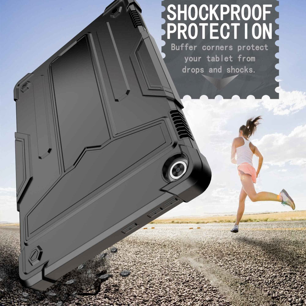 Lenovo Tab M10 (3. Gen) 10.1" (TB-328F/TB-328X) Håndværker Cover m. Kickstand - Sort