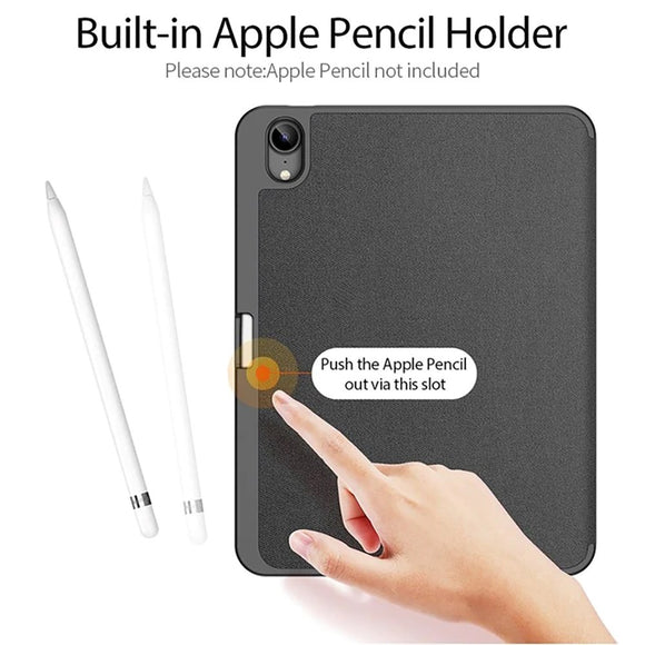 iPad 11" (2025) / iPad 10.9" (2024/2022) Cover - DUX DUCIS DOMO Series Tri-Fold Læder Cover - Sort