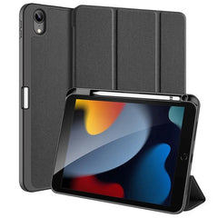 iPad 11" (2025) / iPad 10.9" (2024/2022) Cover - DUX DUCIS DOMO Series Tri-Fold Læder Cover - Sort