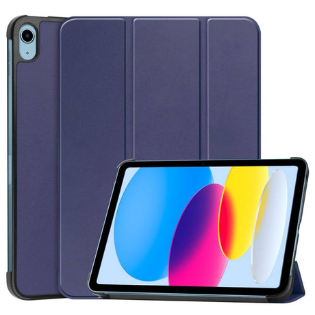 iPad 11" (2025) / iPad 10.9" (2024/2022) Tri-Fold Læder Cover - Blå