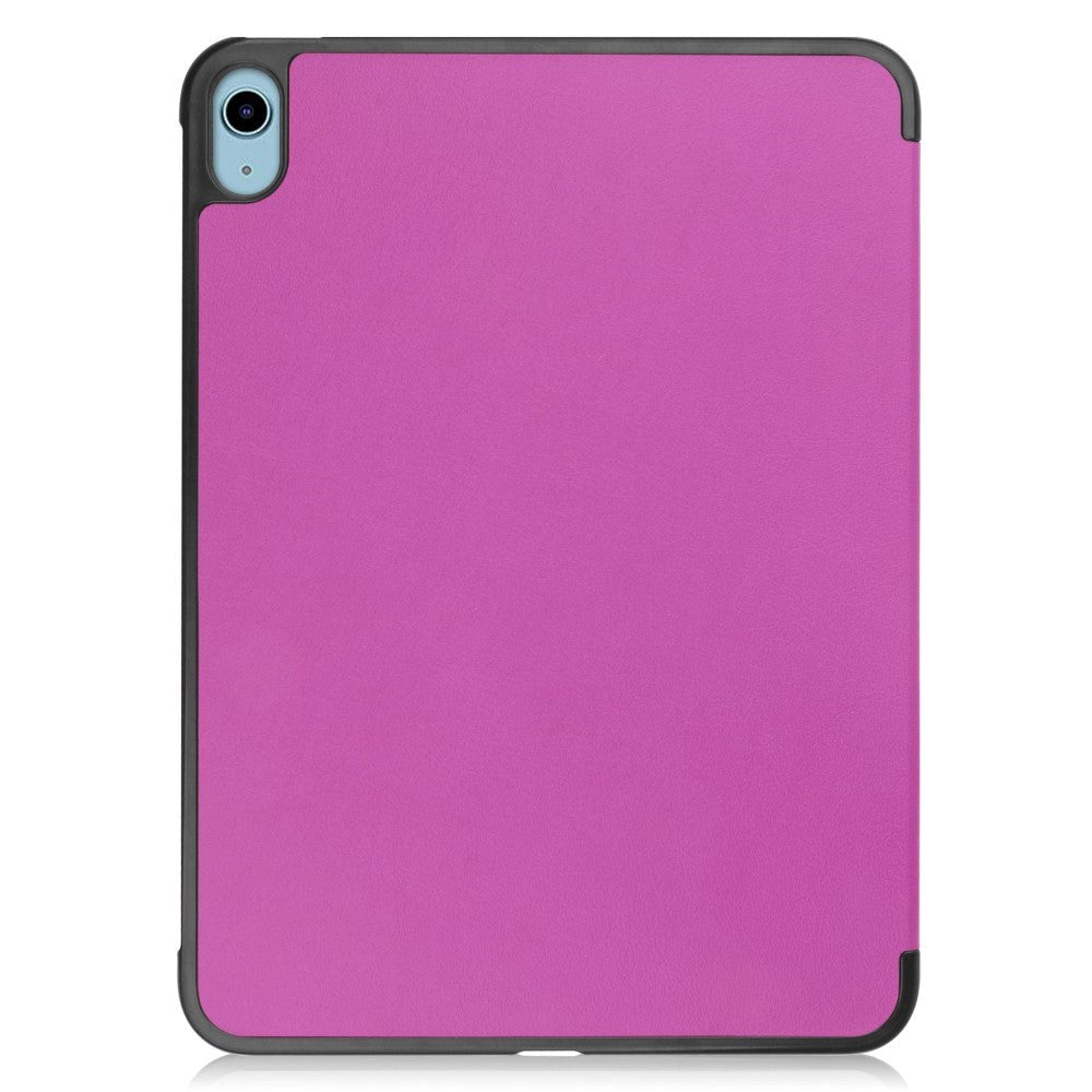 iPad 11" (2025) / iPad 10.9" (2024/2022) Tri-Fold Læder Cover - Lilla