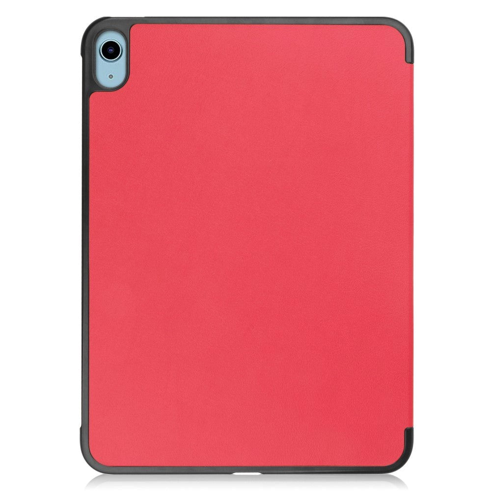 iPad 11" (2025) / iPad 10.9" (2024/2022) Tri-Fold Læder Cover - Rød
