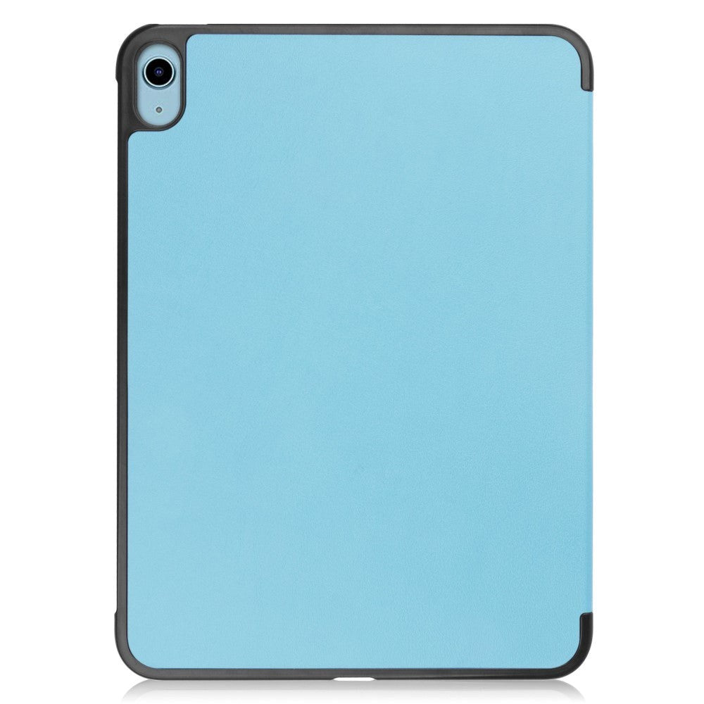 iPad 11" (2025) / iPad 10.9" (2024/2022) Tri-Fold Læder Cover - Himmel Blå