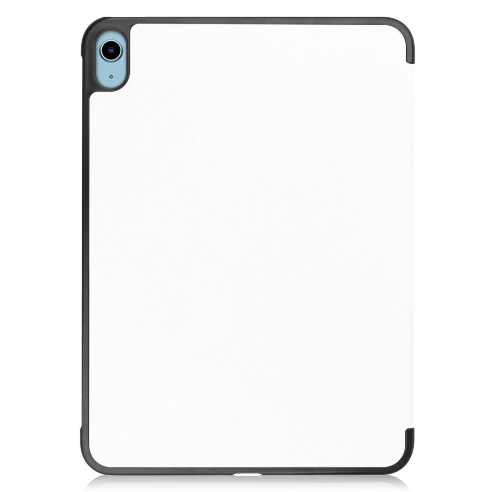 iPad 11" (2025) / iPad 10.9" (2024/2022) Tri-Fold Læder Cover - Hvid