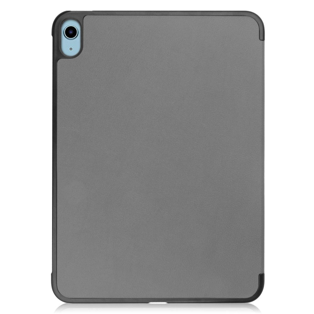 iPad 11" (2025) / iPad 10.9" (2024/2022) Tri-Fold Læder Cover - Grå