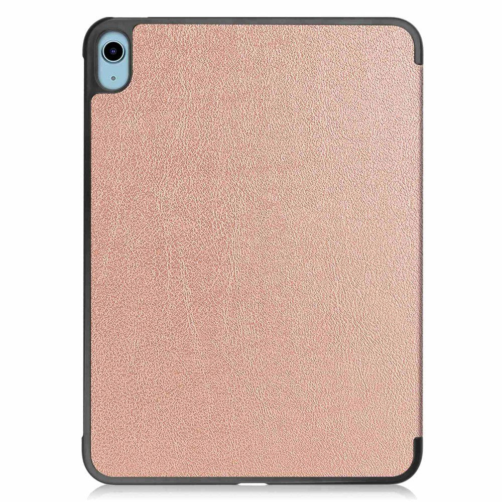 iPad 11" (2025) / iPad 10.9" (2024/2022) Tri-Fold Læder Cover - Rose Gold