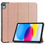iPad 11" (2025) / iPad 10.9" (2024/2022) Tri-Fold Læder Cover - Rose Gold