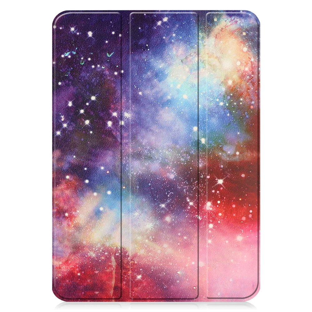 iPad 11" (2025) / iPad 10.9" (2024/2022) Læder Cover m. Tri-fold Stand - Galakse
