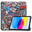 iPad 11" (2025) / iPad 10.9" (2024/2022) Læder Cover m. Tri-fold Stand - Graffiti