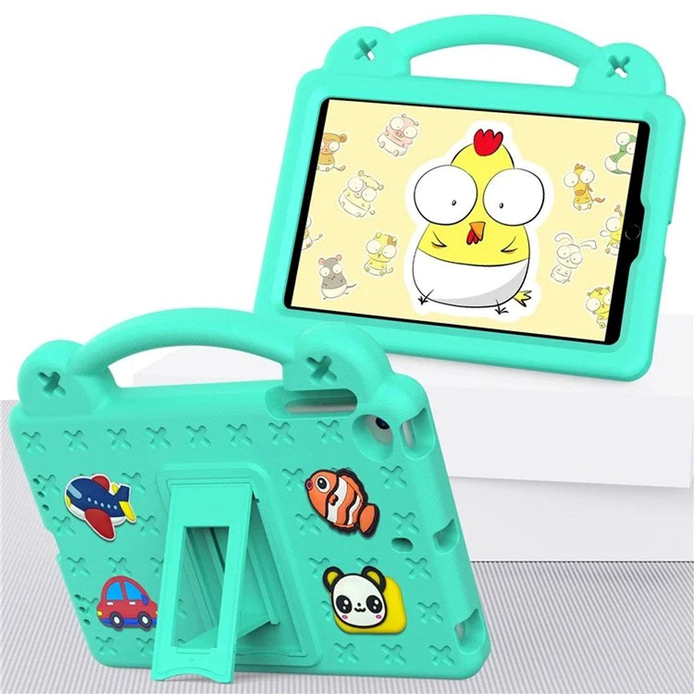 EIDERWOOD - iPad Mini (2019/2015/2014/2013/2012) Børne Cover m. Kickstand & Håndholder - Grøn