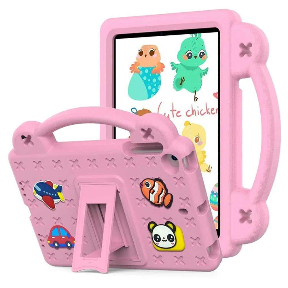EIDERWOOD - iPad Mini (2019/2015/2014/2013/2012) Børne Cover m. Kickstand & Håndholder - Lyserød