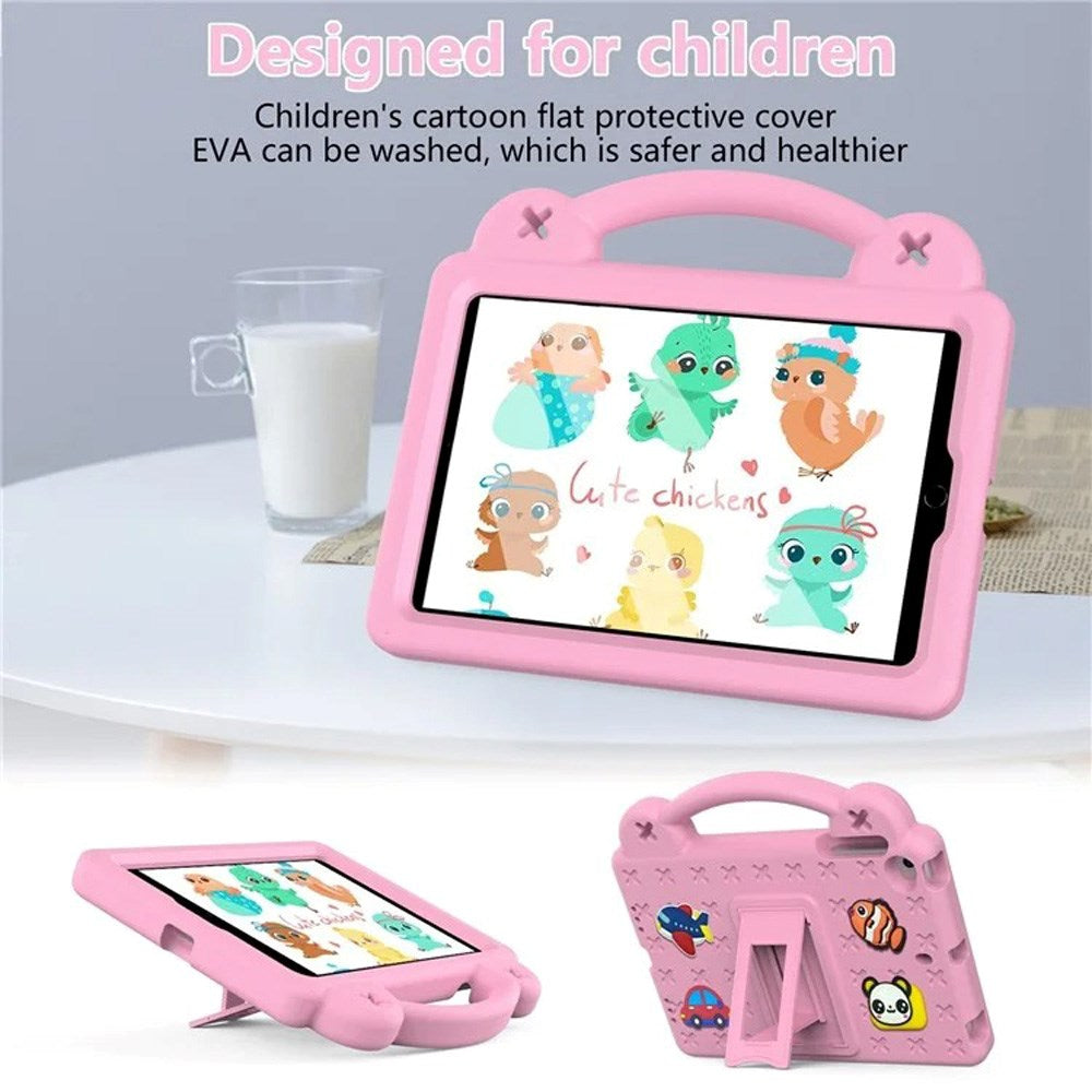 EIDERWOOD - iPad Mini (2019/2015/2014/2013/2012) Børne Cover m. Kickstand & Håndholder - Lyserød