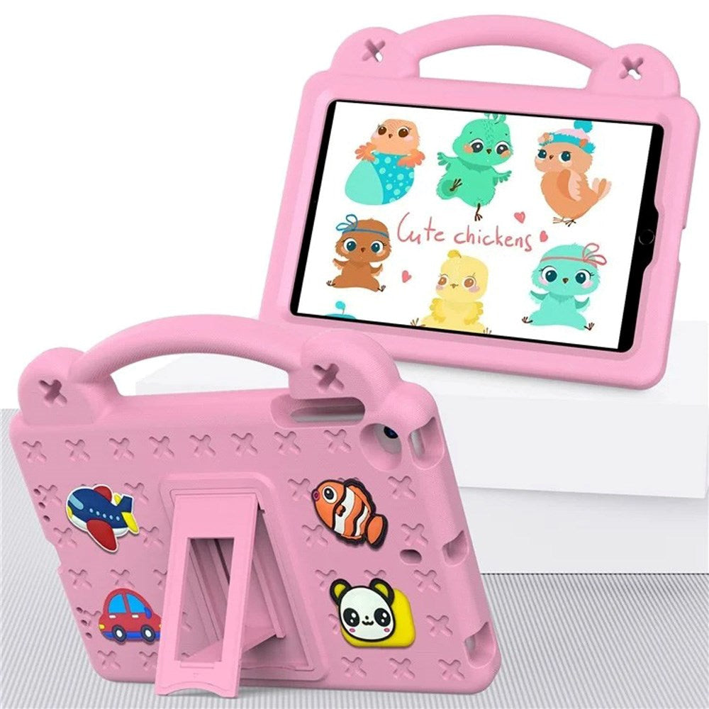 EIDERWOOD - iPad Mini (2019/2015/2014/2013/2012) Børne Cover m. Kickstand & Håndholder - Lyserød