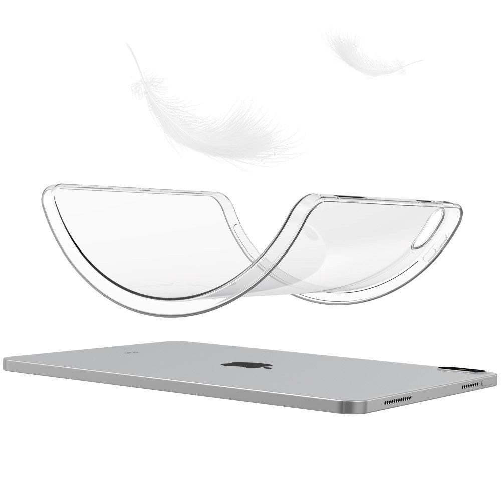 iPad 11" (2025) / iPad 10.9" (2024/2022) Fleksibelt TPU Plastik Cover - Gennemsigtig