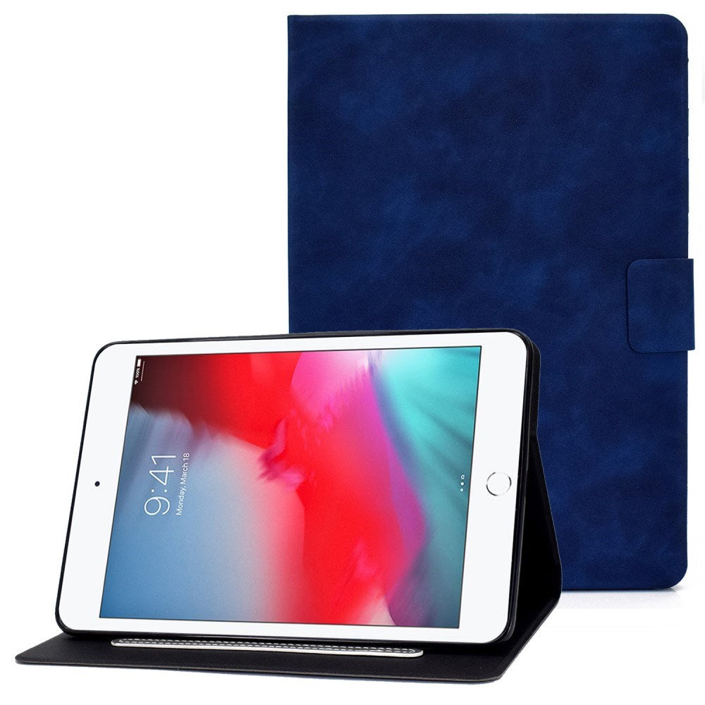 EIDERWOOD iPad Mini 4 / iPad Mini (2019) Læder Flip Cover m. Kortholder - Blå