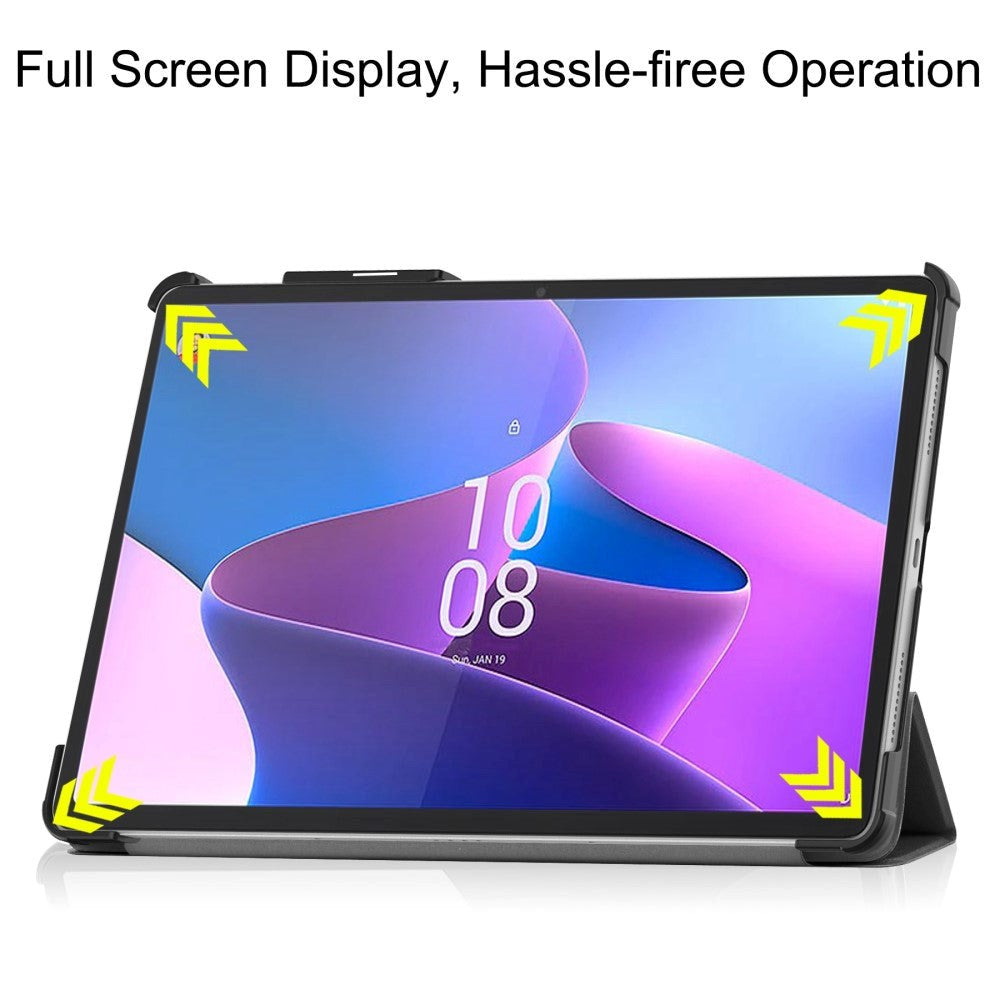 Lenovo Tab P11 Pro Gen. 2 Tri-Fold Læder Cover - Sort