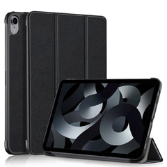 iPad 11" (2025) / iPad 10.9" (2024/2022) Tri-Fold Læder Cover m. Kickstand - Sort