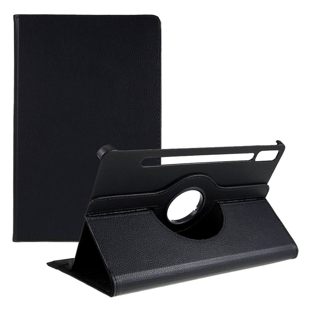Lenovo Tab P11 Pro Gen. 2 Klassisk Læder Cover m. 360⁰ Ståfunktion - Sort