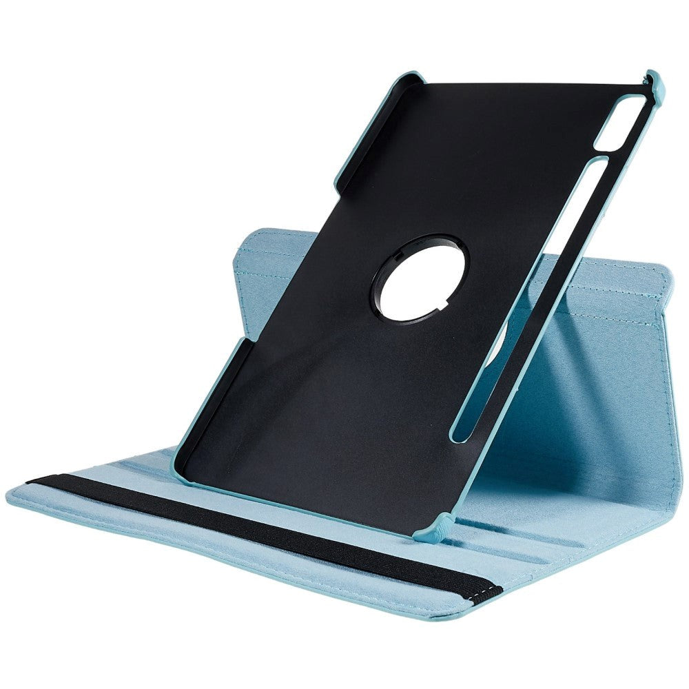 Lenovo Tab P11 Pro Gen. 2 Klassisk Læder Cover m. 360⁰ Ståfunktion - Lyseblå