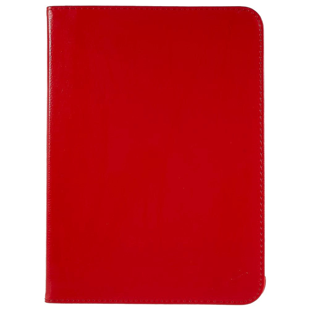 EIDERWOOD iPad 11" (2025) / iPad 10.9" (2024/2022) Klassisk Læder Cover m. 360⁰ Ståfunktion - Rød