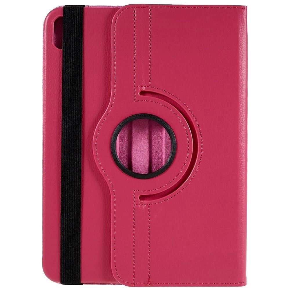 EIDERWOOD iPad 11" (2025) / iPad 10.9" (2024/2022) Klassisk Læder Cover m. 360⁰ Ståfunktion - Rose