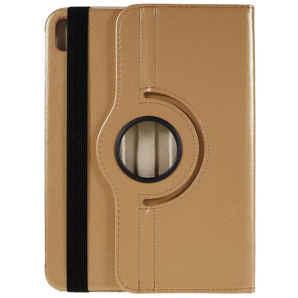 EIDERWOOD iPad 11" (2025) / iPad 10.9" (2024/2022) Klassisk Læder Cover m. 360⁰ Ståfunktion - Khaki