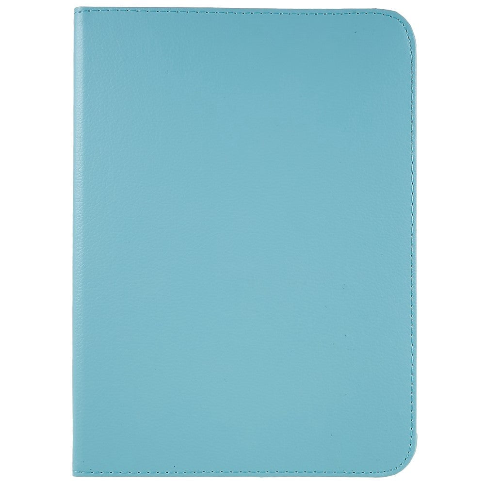 EIDERWOOD iPad 11" (2025) / iPad 10.9" (2024/2022) Klassisk Læder Cover m. 360⁰ Ståfunktion - Lyseblå