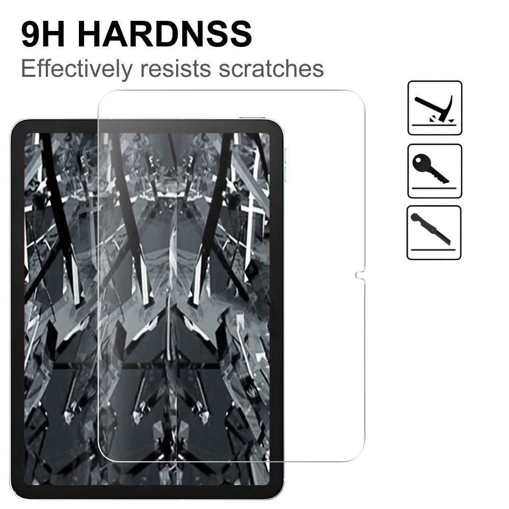 iPad 11" (2025) / iPad 10.9" (2024/2022) Fleksibelt TPU Plast Cover m. Skærmbeskyttelse - Gennemsigtig