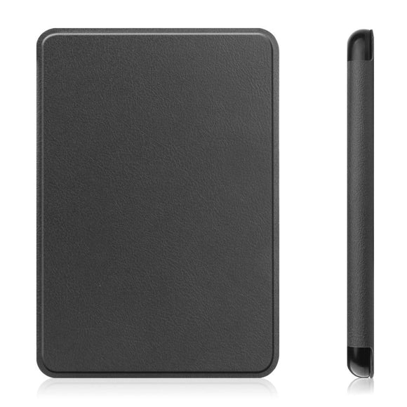 Amazon Kindle 11th Generation (2022) Læder Flip Cover - Sort