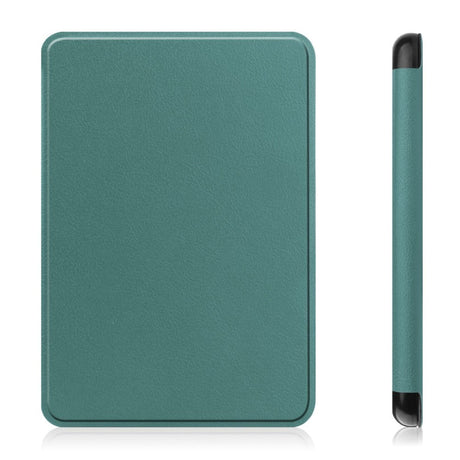 Amazon Kindle 11th Generation (2022) Læder Flip Cover - Grøn