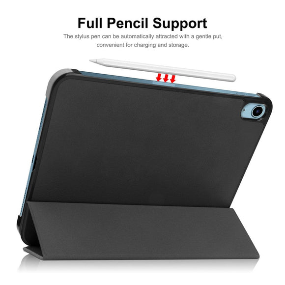 iPad 11" (2025) / iPad 10.9" (2024/2022) ENKAY Tri-Fold Læder Cover - Grøn