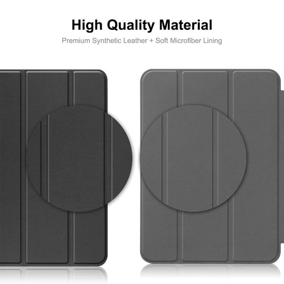 iPad 11" (2025) / iPad 10.9" (2024/2022) ENKAY Tri-Fold Læder Cover - Grøn