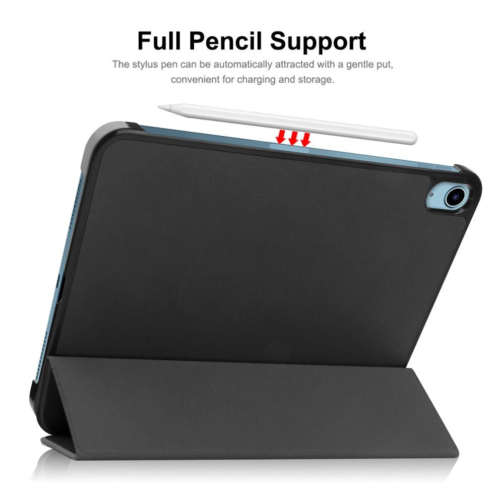 iPad 11" (2025) / iPad 10.9" (2024/2022) ENKAY Tri-Fold Læder Cover - Blå