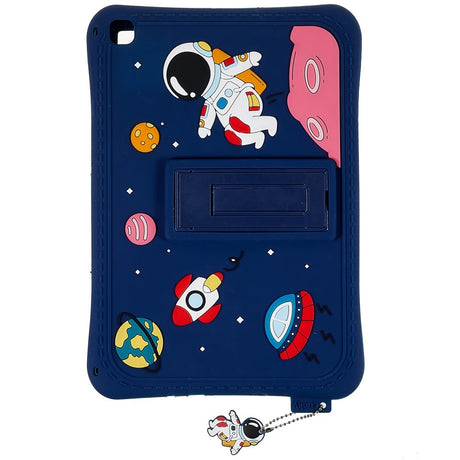 EIDERWOOD Samsung Galaxy Tab S6 Lite (2020-2024) Børne Cover m. Stander & Cartoon - Mørkeblå