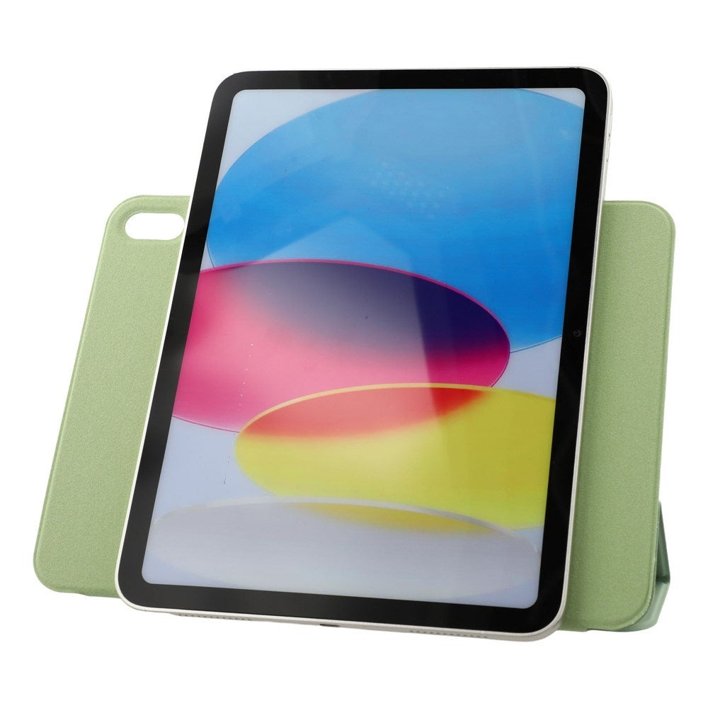 EIDERWOOD iPad 11" (2025) / iPad 10.9" (2024/2022) Magnetisk Tri-Fold Cover - Lysegrøn