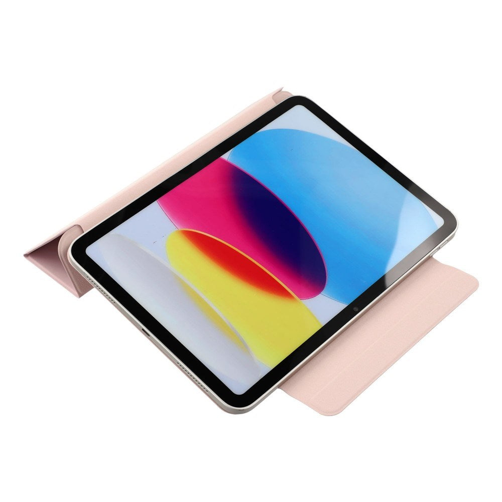 EIDERWOOD iPad 11" (2025) / iPad 10.9" (2024/2022) Magnetisk Tri-Fold Cover - Lyserød