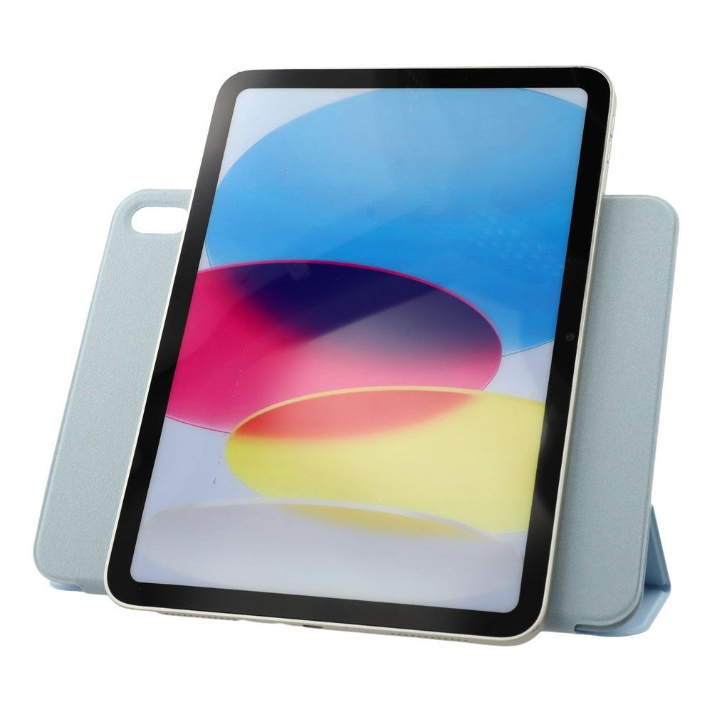 EIDERWOOD iPad 11" (2025) / iPad 10.9" (2024/2022) Magnetisk Tri-Fold Cover - Lyseblå