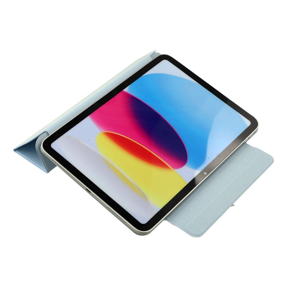 EIDERWOOD iPad 11" (2025) / iPad 10.9" (2024/2022) Magnetisk Tri-Fold Cover - Lyseblå