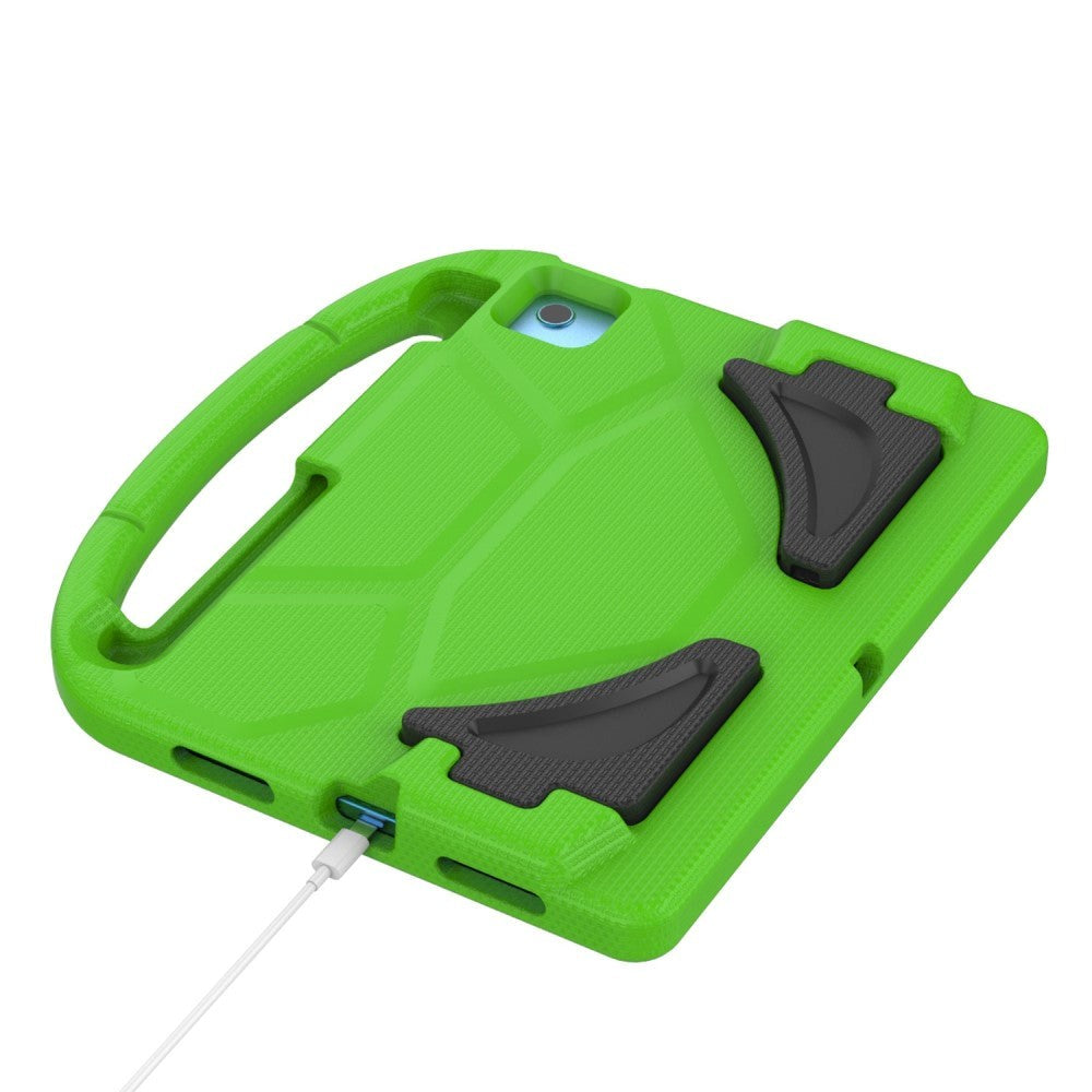 iPad 11" (2025) / iPad 10.9" (2024/2022) EVA Skum Børne Cover m. Kickstand - Grøn